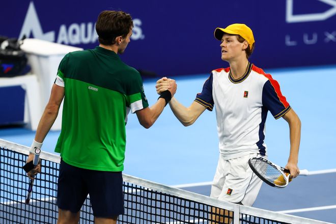 ANTWERP TENNIS EUROPEAN OPEN 1/4 FINALS SINNER VS RINDERKNECH