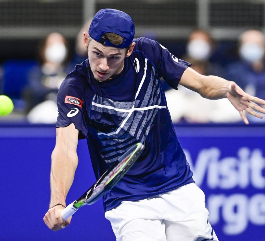 ANTWERP TENNIS EUROPEAN OPEN QUARTER FINAL GIRON VS DE MINAUR