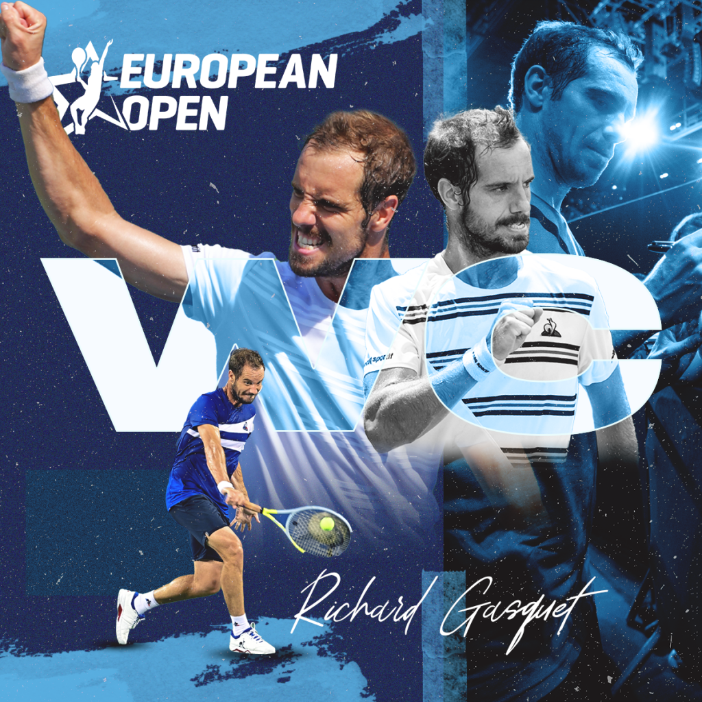 Former champion Richard Gasquet gets last wildcard, 8 Belgian players will play at Lotto Arena