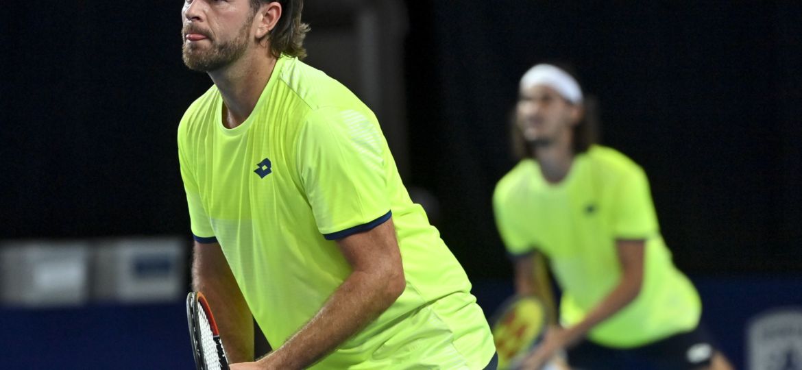 ANTWERP TENNIS EUROPEAN OPEN DOUBLES HARRIS-MALISSE VS ARNEODO-REID