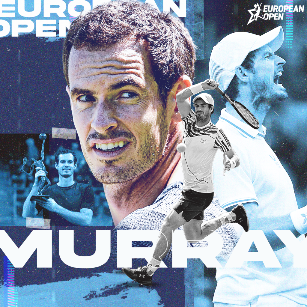 Andy Murray plays his first match on Tuesday the 19th of October