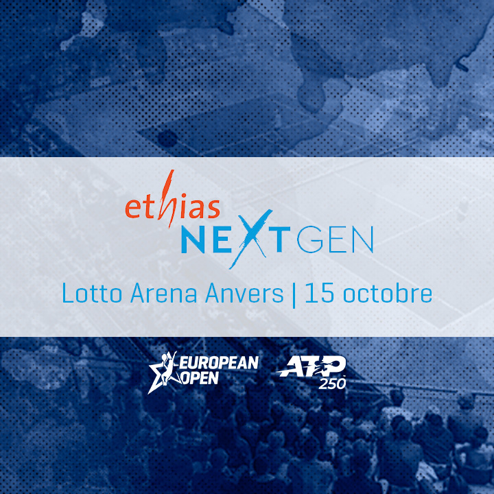 L'European Open organise l'Ethias NextGen Day, une journée d'inspiration pour les talents du tennis belge