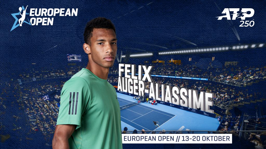 Ex-winnaar Félix Auger-Aliassime keert terug naar de European Open!