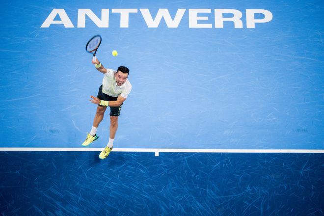 ANTWERP TENNIS EUROPEAN OPEN FRIDAY SINGLES