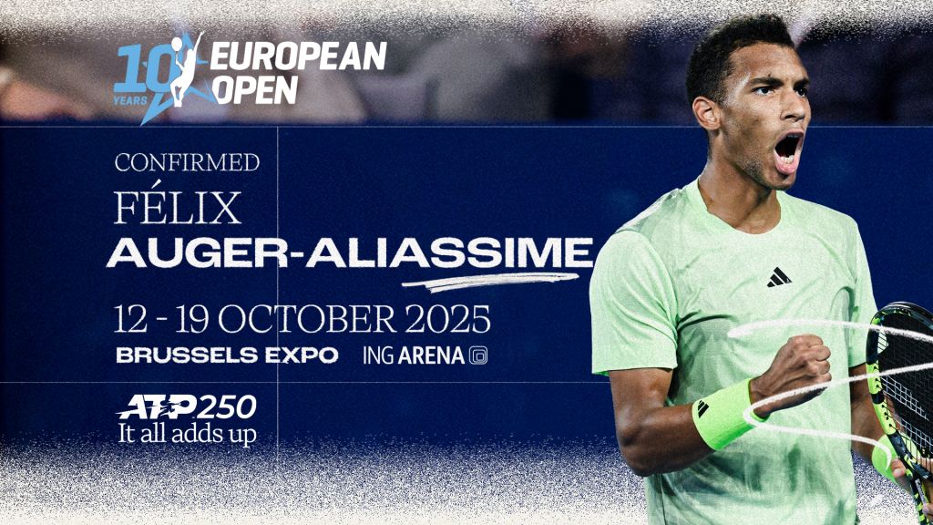 Former winner Félix Auger-Aliassime confirms participation in European Open 2025!