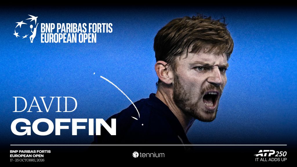 The Last Dance : David Goffin jouera son dernier BNP Paribas Fortis European Open